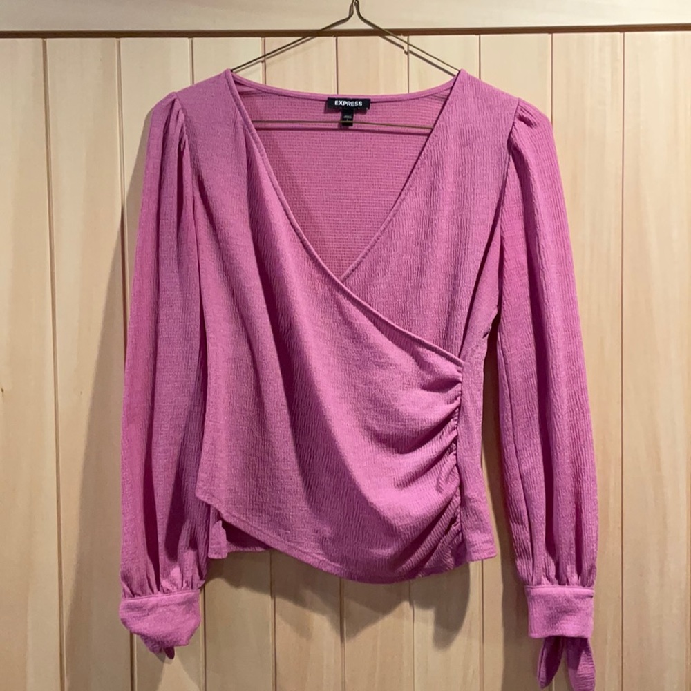 Size small pink express blouse- good condition